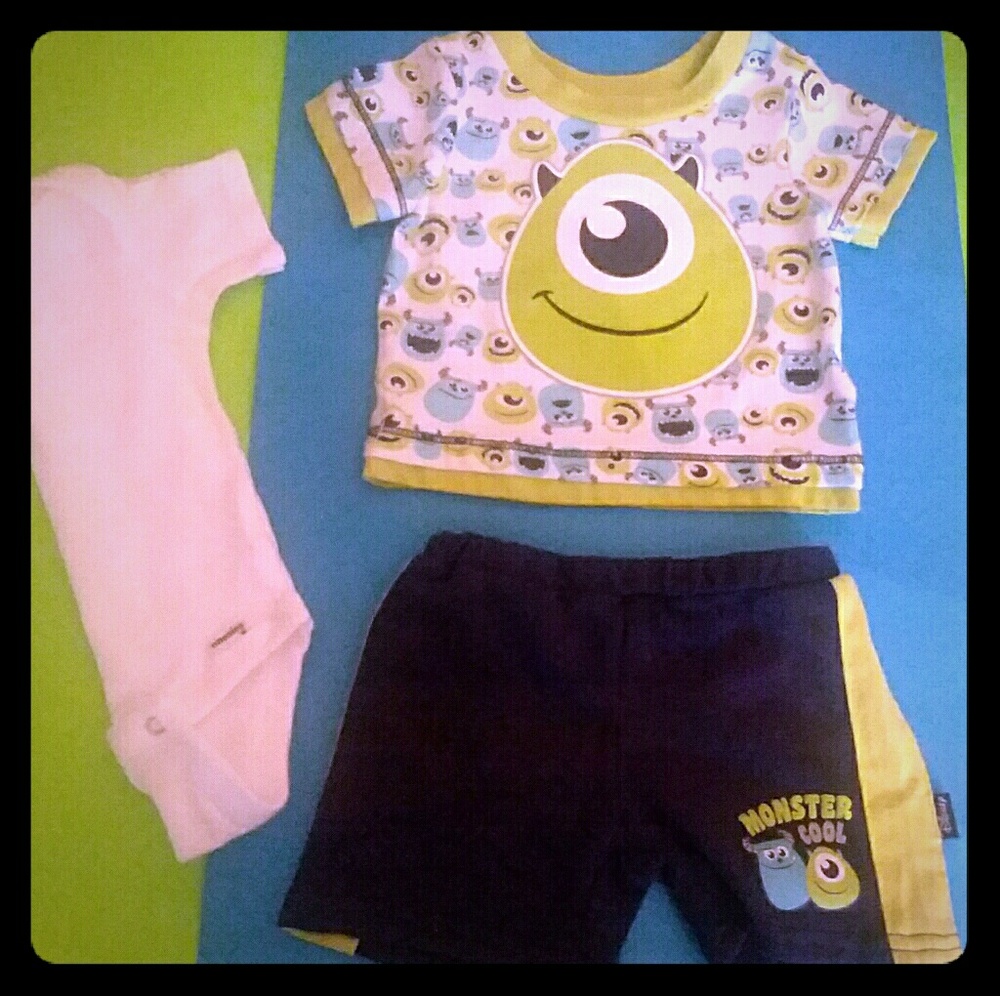 DISNEY MONSTER'S INC SHORT SET